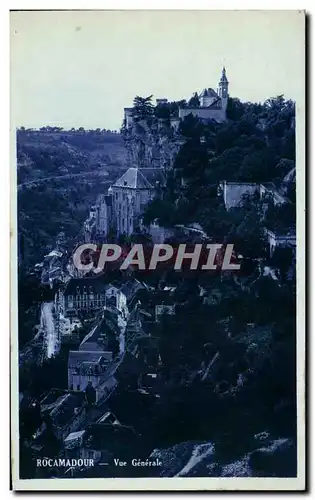 Cartes postales Rocamadour Vue generale