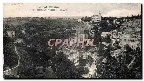 Cartes postales Le Lot Illustre Rocamadour