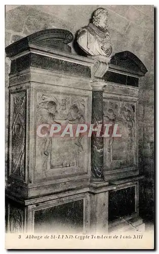 Cartes postales Abbaye De St Denis crypte Tombeau De Louis XIII
