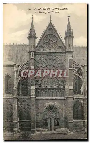 Cartes postales L&#39Abbaye De Saint Denis Le Transept