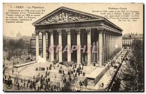 Cartes postales Paris La Madeleine