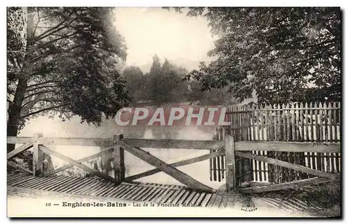 Cartes postales Enghien Les Bains Lac de la Princesse Mathilde