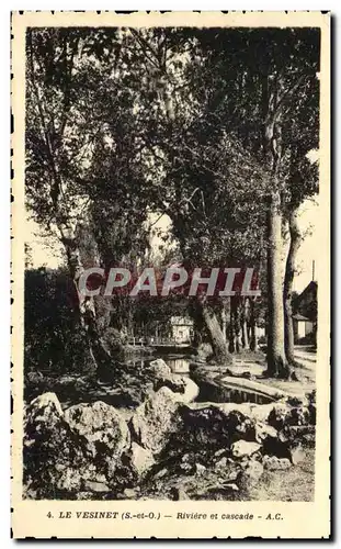 Cartes postales Le Vesinet Riviere et Cascade