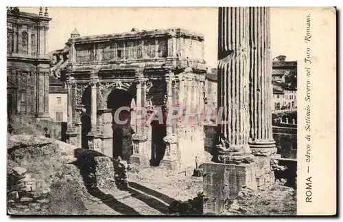 Cartes postales Roma Carco Di Settimio secero Nel Joro Romano