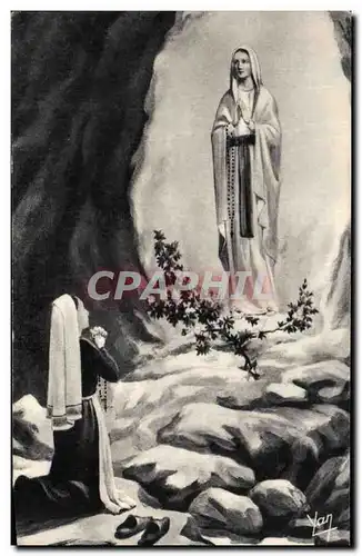 Ansichtskarte AK Lourdes Apparition De La Vierge A Bernadette soubirous