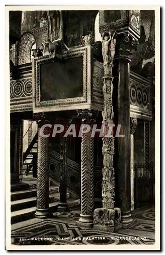 Cartes postales Palermo Cappella Falatina Il Candelabro