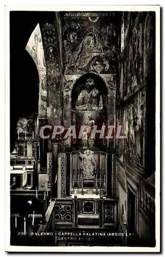 Ansichtskarte AK Palermo Cappella Palatina Destro