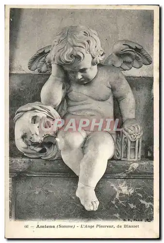 Cartes postales Amiens L'Ange Pleureur de Blasset