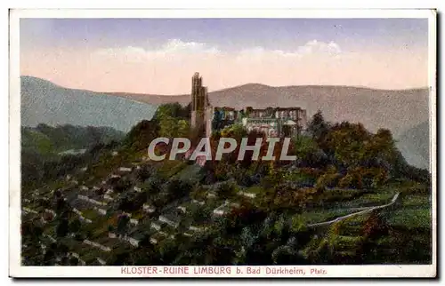 Cartes postales Kloster Ruine Limburg Bad Durkheim