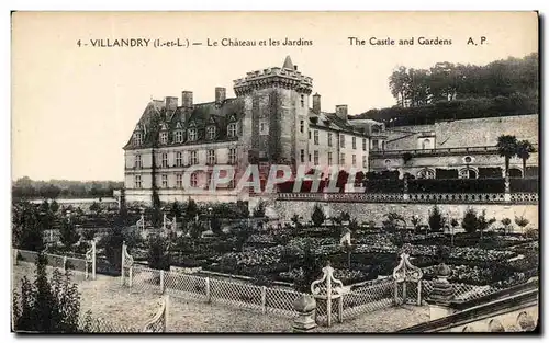 Cartes postales Villandry Le Chateau et les Jardins