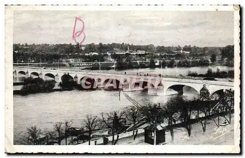 Cartes postales Tours Le Pont Wilson et la Loire