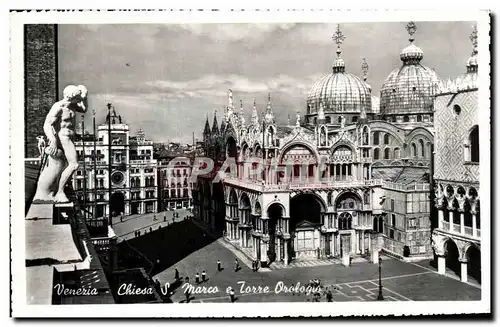 Cartes postales Venesia Chiesa marca Torre Orologus