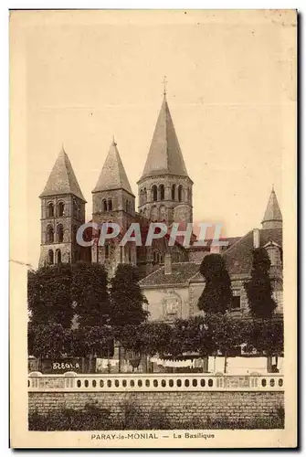 Cartes postales Paray le Monial La Basilique