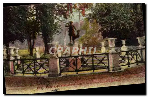 Ansichtskarte AK Palais De Fontainebleau La Fontaine Du Jardin De Diane