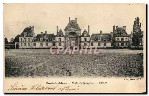 Cartes postales Fontainebleau Ecole d&#39Application Facade