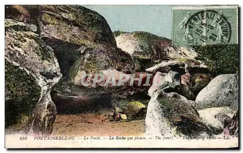 Cartes postales Fontainebleau La Foret La Roche Qui Pleure