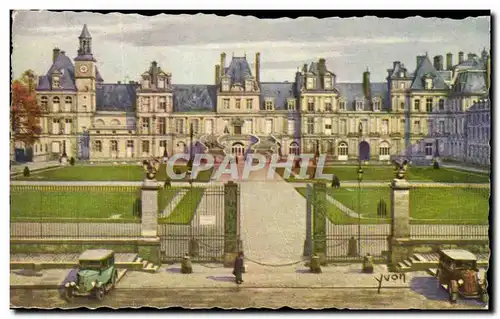 Cartes postales Fontainebleau La Douce France Le Palais Cour Du Cheval Blanc Ou Des Adieux