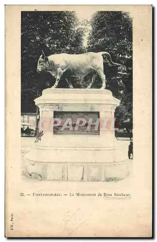 Cartes postales Fontainebleau Le Monument De Rosa Bonheur Taureau