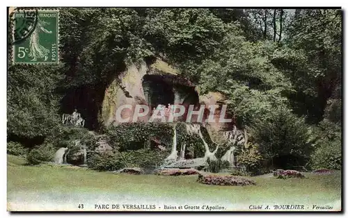 Ansichtskarte AK Parc De Versailles Bains et Grotte d&#39Apollon