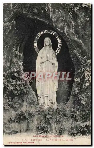 Cartes postales Lourdes La Vierge De La Grotte