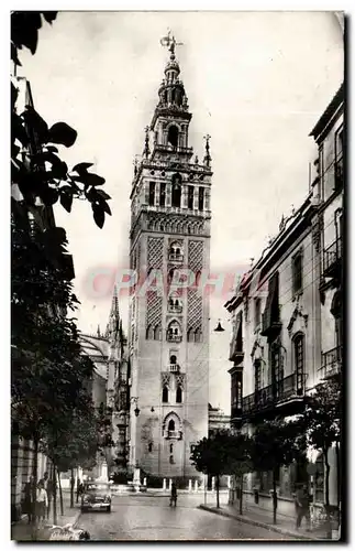 Ansichtskarte AK Sevilla La Giralda desde la Calle de Mateo Gago La Girajda des la rue