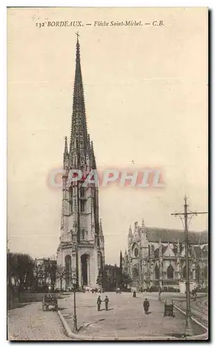 Cartes postales Bordeaux Fleche Saint Michel