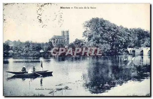 Cartes postales Mantes Un Coin de la Seine