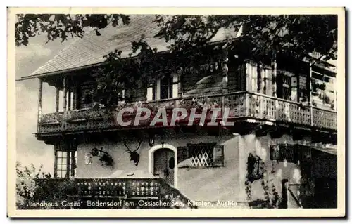 Ansichtskarte AK Landhaus Casita Bodensdorf em Ossiacher See Karnten Austria