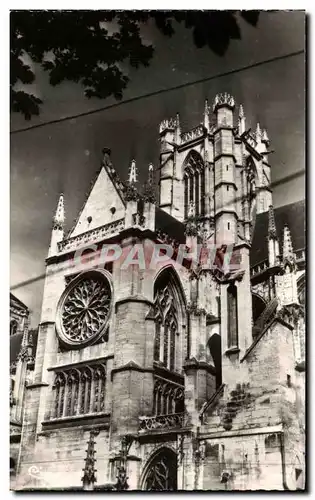 Cartes postales Evreux La Cathedrale La Rosace Face sud