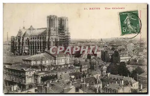 Cartes postales Reims Vue Generale