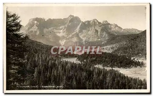 Cartes postales Misurina Sorapis