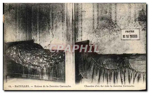 Cartes postales Bazeilles Maison De La Derniere cartouche Chambre D&#39ou fut Tiree