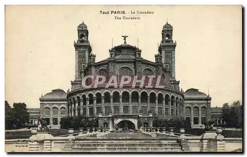 Cartes postales Tout Paris Le Trocadero