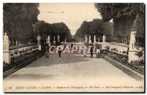 Cartes postales Saint Cloud La Park Parterre De L&#39Orangerie