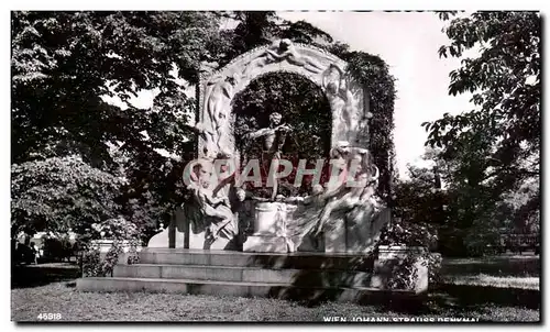 Ansichtskarte AK Wien Johann Strauss Denkmal Musique Violon