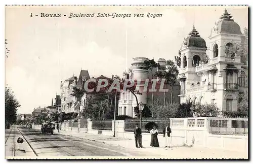 Ansichtskarte AK Royan Boulevard Saint Georges Vers Royan