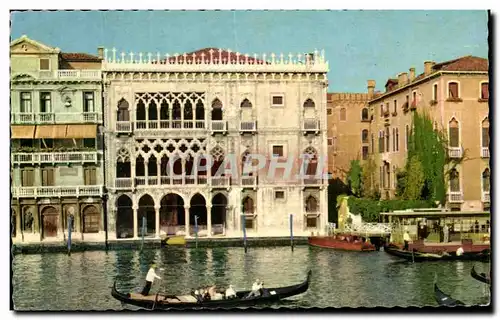 Ansichtskarte AK Venezia C ad&#39Oro Palazzo Contarini