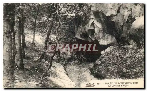 Cartes postales Palais de Fontainebleau La Caverne d&#39Augas