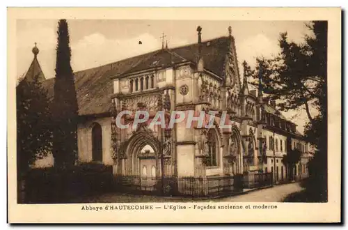 Ansichtskarte AK Abbaye d&#39Hautecombe L&#39Eglise Facades Ancienne Et Moderne