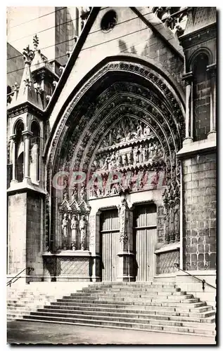 Ansichtskarte AK Lille Cathedrale N D de la Treille Portail Saint Eubert