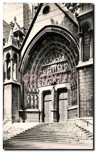 Ansichtskarte AK Lille Cathedrale N D de la Treille Portail Saint Eubert