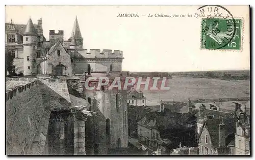 Ansichtskarte AK Amboise Le Chateau Vue sur les Fosses