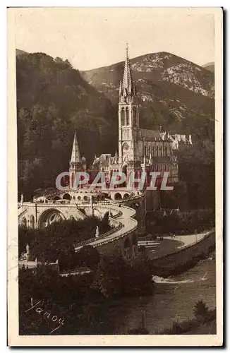 Cartes postales Lourdes La Basilique