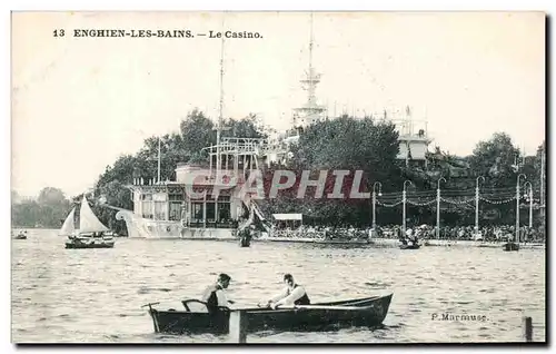 Cartes postales Enghien Les Bains Le Casino Bateau