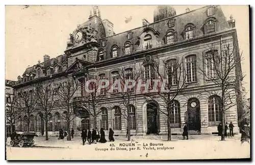 Cartes postales Rouen La Bourse