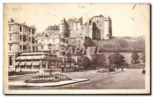 Cartes postales Dieppe L&#39Hotel Regina Et le Chateau