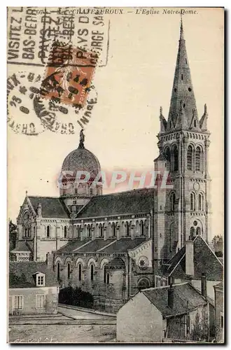 Cartes postales Chateauroux L&#39Eglise Notre Dame