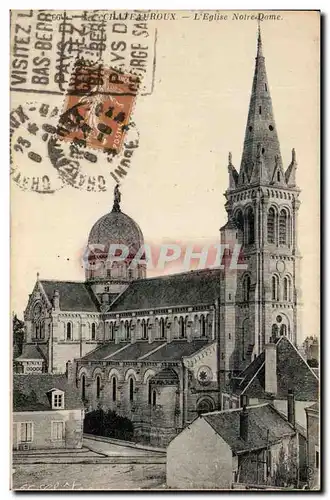 Cartes postales Chateauroux L'Eglise Notre Dame
