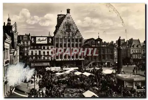 Ansichtskarte AK Lille Le Marche aux Fleurs Place du General de Gaulle