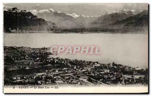 Cartes postales Vevey Le Haut Lac